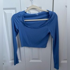 Pacsun Blue Long Sleeve Top Size Extra Small (XS)